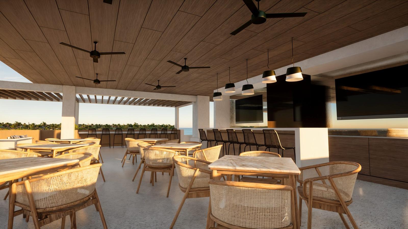 Rooftop Pool Render